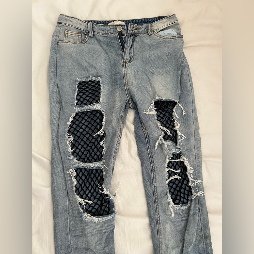 Fishnet jeans - Picture 4 of 10